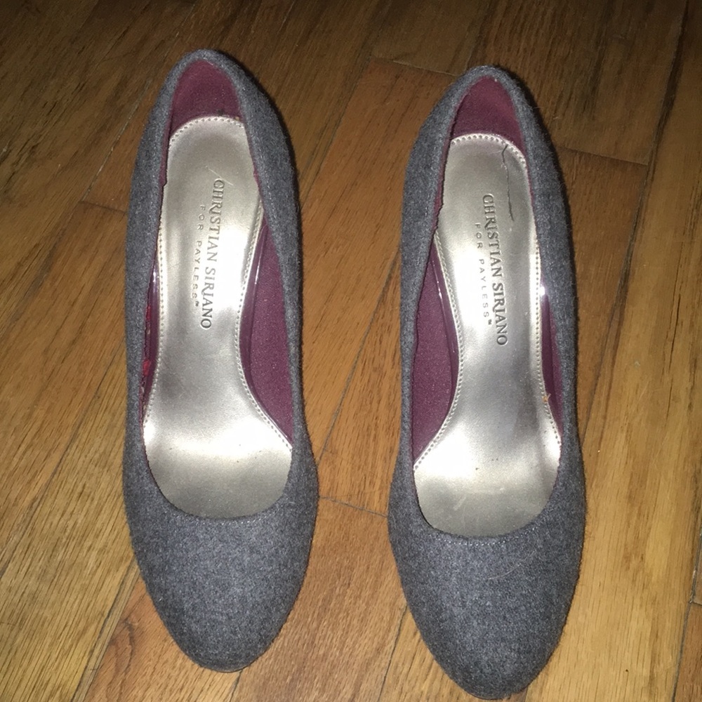 Felt heels